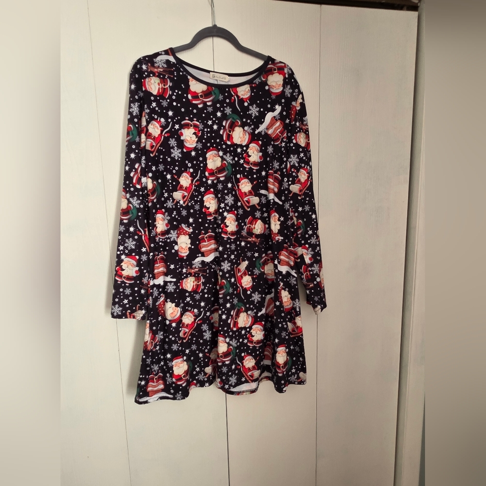 Christmas Themed Swing Dress